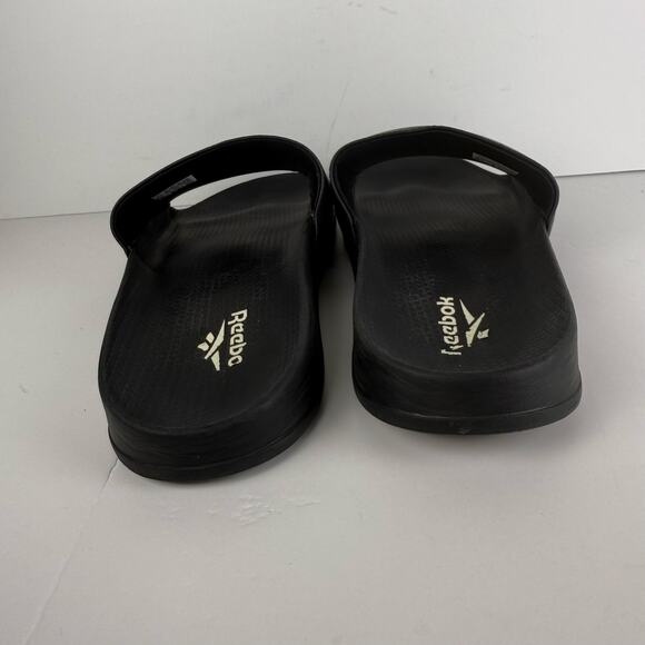 Reebok Classic Slide Swim Men's Slide Sandals Black/Aurorg/Chalk FZ3170 OSS6u - Picture 7 of 9